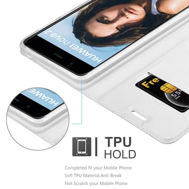 Huawei NOVA 2 Fodral Skal Case (Silver)