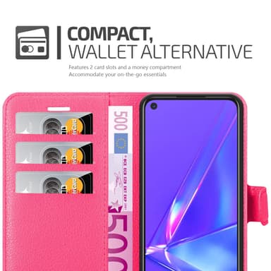 Oppo A72 Plånboksfodral Skal (Rosa)