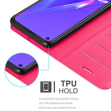 Oppo A72 Plånboksfodral Skal (Rosa)