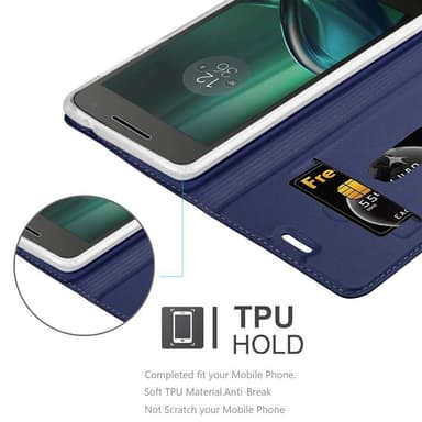 Motorola MOTO G4 PLAY Fodral Skal Case (Blå)
