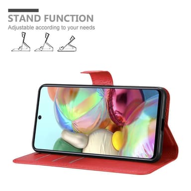Samsung Galaxy A71 5G Plånboksfodral Skal (Röd)