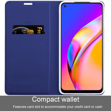 Oppo A94 5G Fodral Skal Case (Blå)