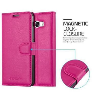 Samsung Galaxy A3 2017 Plånboksfodral Skal (Rosa)