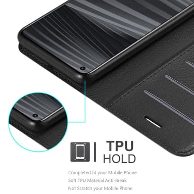 Realme GT 2 / GT Neo 2 Plånboksfodral Skal (Svart)
