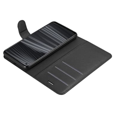 Realme GT 2 / GT Neo 2 Plånboksfodral Skal (Svart)