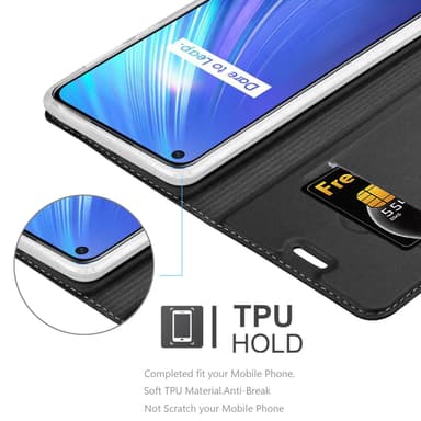Realme 6 4G / 6s Fodral Skal Case (Svart)