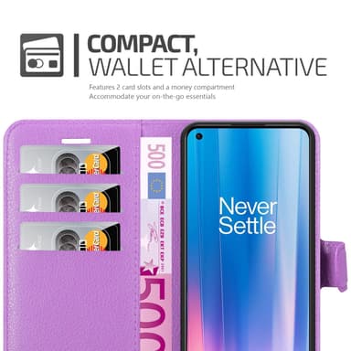 OnePlus Nord CE 2 5G Plånboksfodral Skal (Lila)