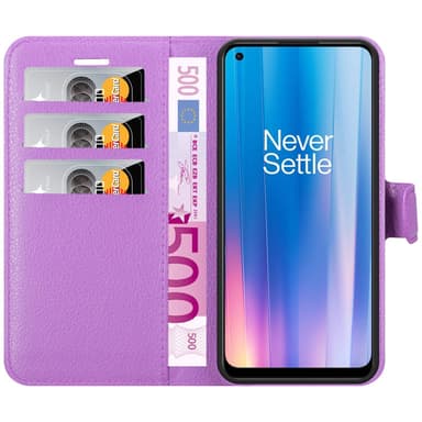 OnePlus Nord CE 2 5G Plånboksfodral Skal (Lila)