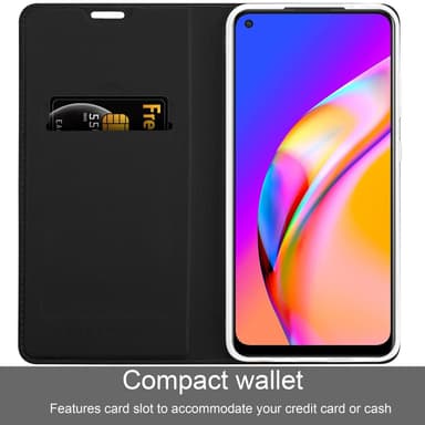 Oppo A94 5G Fodral Skal Case (Svart)