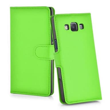 Samsung Galaxy A7 2015 Plånboksfodral Skal (Grön)