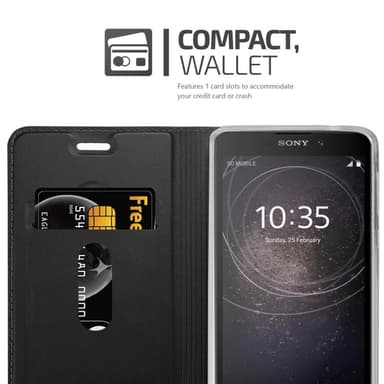 Sony Xperia L2 Fodral Skal Case (Svart)