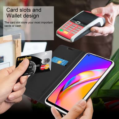 Oppo A94 5G Fodral Skal Case (Svart)