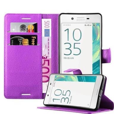 Sony Xperia X Plånboksfodral Skal (Lila)