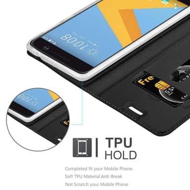 HTC ONE M10 Fodral Skal Case (Svart)