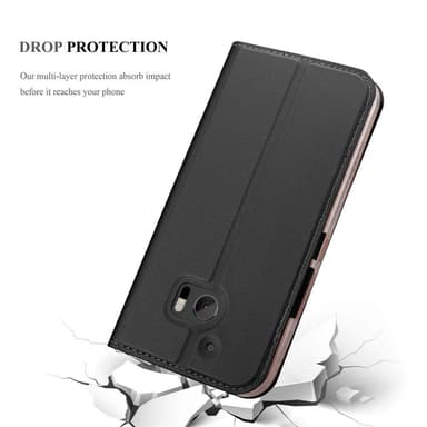 HTC ONE M10 Fodral Skal Case (Svart)