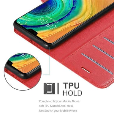 Huawei MATE 30 Plånboksfodral Skal (Röd)