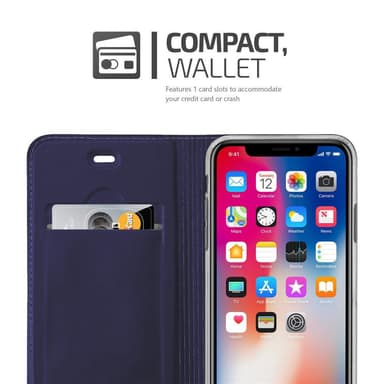 iPhone X / XS Fodral Skal Case (Blå)
