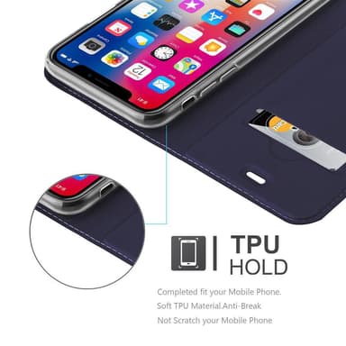 iPhone X / XS Fodral Skal Case (Blå)