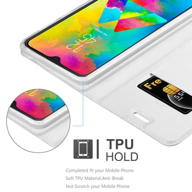 Samsung Galaxy M20 Fodral Skal Case (Silver)