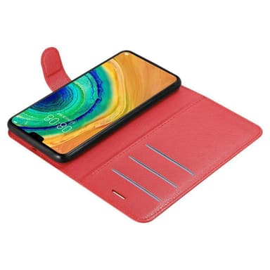 Huawei MATE 30 Plånboksfodral Skal (Röd)