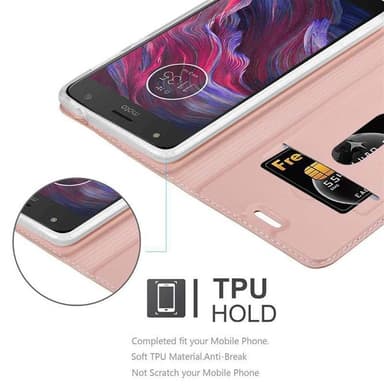 Motorola MOTO X4 Fodral Skal Case (Rosa)