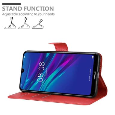 Huawei Y6 2019 Plånboksfodral Skal (Röd)