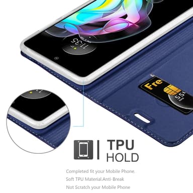 Motorola EDGE 20 Fodral Skal Case (Blå)