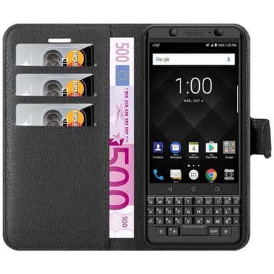 Blackberry KEYONE Plånboksfodral Skal (Svart)