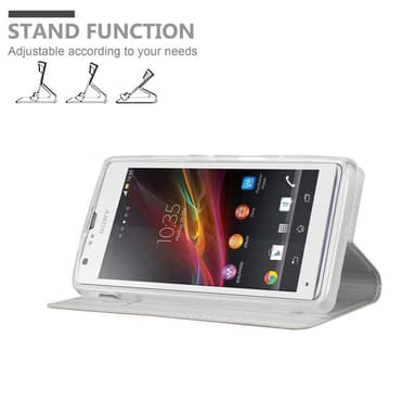 Sony Xperia SP Fodral Skal Case (Silver)