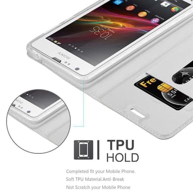 Sony Xperia SP Fodral Skal Case (Silver)
