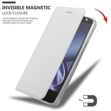 Motorola MOTO Z PLAY Fodral Skal Case (Silver)