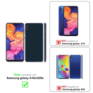 Samsung Galaxy A10e / A20e Fodral Skal Case (Silver)
