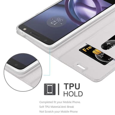 Motorola MOTO Z PLAY Fodral Skal Case (Silver)