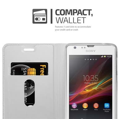 Sony Xperia SP Fodral Skal Case (Silver)