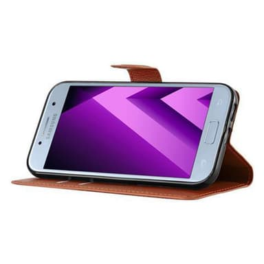 Samsung Galaxy A3 2017 Plånboksfodral Skal (Brun)