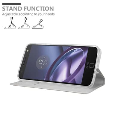 Motorola MOTO Z PLAY Fodral Skal Case (Silver)