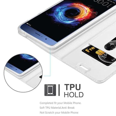 Honor 8 PRO Fodral Skal Case (Silver)