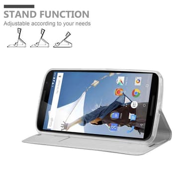 Motorola Google NEXUS 6 Fodral Skal Case (Silver)