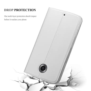 Motorola Google NEXUS 6 Fodral Skal Case (Silver)