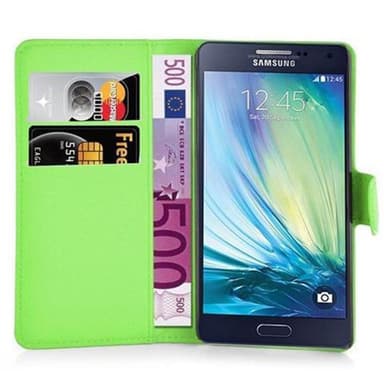 Samsung Galaxy A3 2015 Plånboksfodral Skal (Grön)