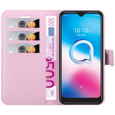 Alcatel 1S 2020 Plånboksfodral Skal (Rosa)