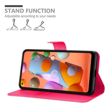 Samsung Galaxy A11 / M11 Plånboksfodral Skal (Rosa)