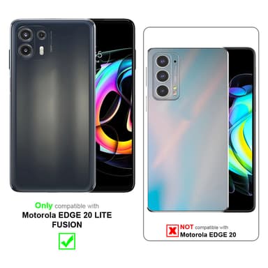 Motorola EDGE 20 LITE / FUSION Plånboksfodral Skal