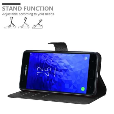 Samsung Galaxy J7 2018 Plånboksfodral Skal (Svart)