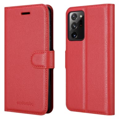 Samsung Galaxy NOTE 20 PLUS Plånboksfodral Skal (Röd)