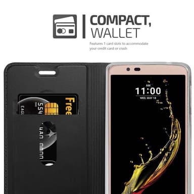 LG K10 2016 Fodral Skal Case (Svart)