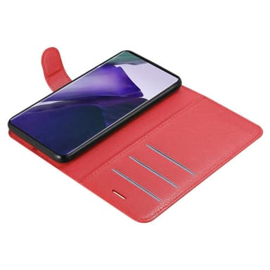 Samsung Galaxy NOTE 20 PLUS Plånboksfodral Skal (Röd)