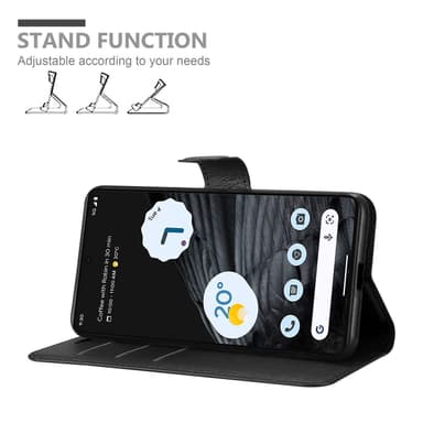 Google PIXEL 7 PRO Plånboksfodral Skal (Svart)