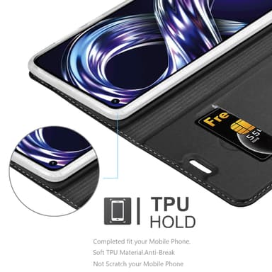 Realme 8i / Narzo 50 4G Fodral Skal Case (Svart)