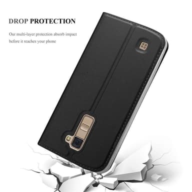LG K10 2016 Fodral Skal Case (Svart)